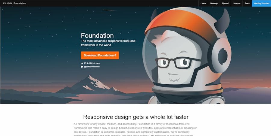 CSS framework foundation om een responsive website te maken