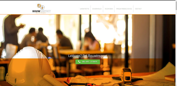 website bouwinspect gemaakt door meij webdesign