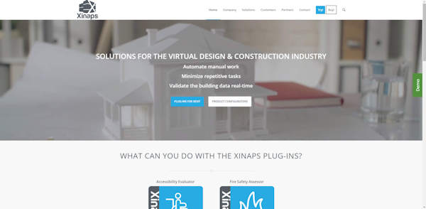 website xinaps gemaakt door meij webdesign