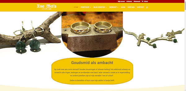 website xuemei gemaakt door meij webdesign