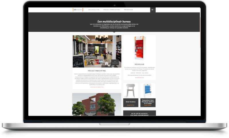 website invorm aangepast door meij webdesign
