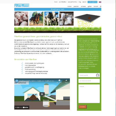 Voorbeeld WordPress website toeleverancier agrarische sector