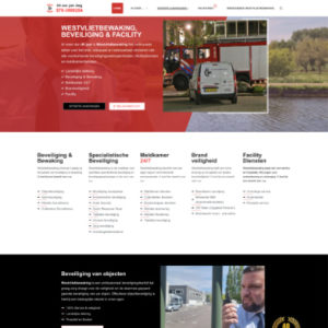 westvlietbewaking wordpress website ontwerp