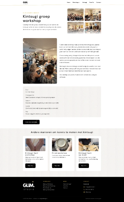glimstudio - nieuw website met Gutenberg